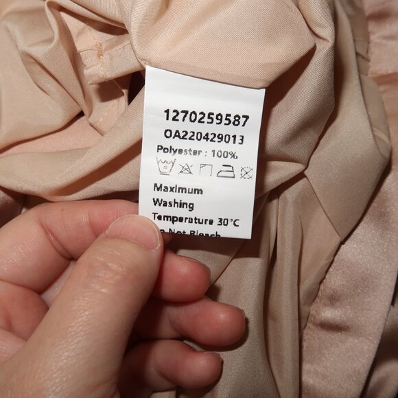 Commense High Waisted Satin Flowy Midi Skirt - XS - Picture 5 of 5